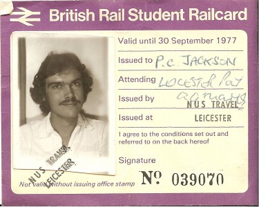 British Rail Student Railcard